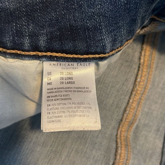 American eagle HI-rise artist flare jeans size 20 Long - Picture 5 of 6